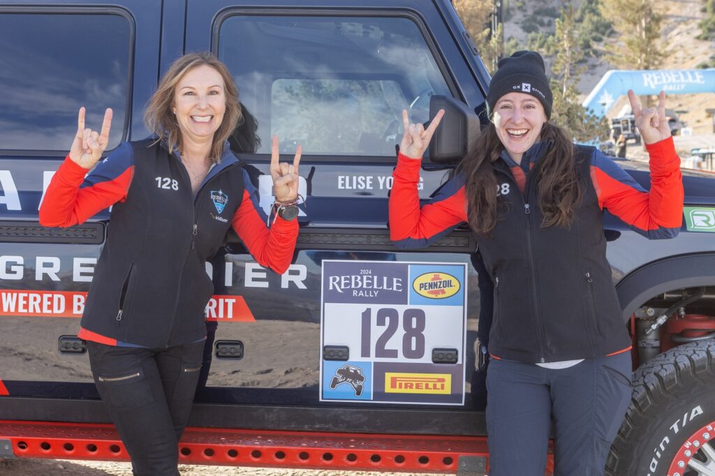 Team 128 - Warner Grins & Grit - Rebelle Rally 2025